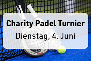 Charity Padel Turnier am 6. Juni in Wien